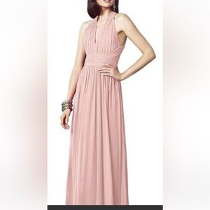 Light pink Dessy Collection formal dress